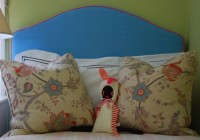 Curved Slipcovered Bed Curved Slipcovered Bed