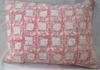 Orange Indian Print Pillow
